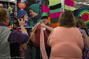 Ken McCamish crochets in public!